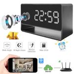Laptop, Telefoane si Tablete - Wearables si gadgeturi - Gadgeturi - Dispozitive spionaj - Camera Spion in ceas de birou iUni IP27 Mini, 8GB, Wi-Fi, Vizualizare 4K, Night Vision, Senzor de miscare - Infinity.ro
