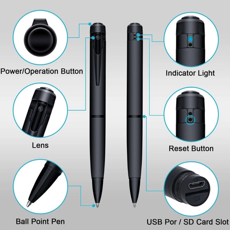 Laptop, Telefoane si Tablete - Wearables si gadgeturi - Gadgeturi - Dispozitive spionaj - Pix Spion Camera Full HD iUni W10, Slot card MicroSD, Inregistrare Audio-Video, Foto - Infinity.ro
