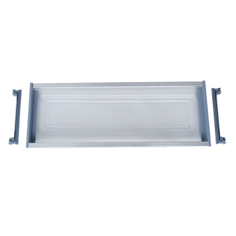 Casa si Gradina - Bucatarie si vesela - Organizare si depozitare bucatarie - Scurgator vase - Scurgator Vase din Otel Inoxidabil cu 2 Rafturi, Pentru Dulap cu Dimensiune Exterioara de 900mm, Tavita de Plastic, Inox - Infinity.ro