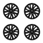 Auto si Moto - Anvelope si jante - Accesorii roti - Capace roti - Set 4 capace roti potrivite jantelor de 16 inch (R16) compatibile CITROEN, Model - 432 Black Edition - Infinity.ro