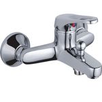 Casa si Gradina - Sanitare - Lavoar baie si accesorii - Baterii sanitare - Baterie cada si dus La Brocca SIENA P100C305, Monocomanda, Economie de apa, alama , Finisaj crom - Infinity.ro