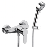 Casa si Gradina - Sanitare - Lavoar baie si accesorii - Baterii sanitare - Baterie de cada cu dus Remer Rubinetterie Winner W38, aparenta,, para de dus cu 4 functii, suport reglabil, anti-calcar - Infinity.ro