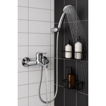 Casa si Gradina - Sanitare - Lavoar baie si accesorii - Baterii sanitare - Baterie cada si dus La Brocca SIENA P100C305, Monocomanda, Economie de apa, alama , Finisaj crom - Infinity.ro