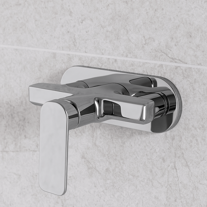 Casa si Gradina - Sanitare - Lavoar baie si accesorii - Baterii sanitare - Baterie de dus Remer Rubinetterie Infinity I33, monocomanda, montaj pe perete, cartus ceramic, cromat lucios, alama - Infinity.ro