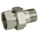 Casa si Gradina - Sanitare - Instalatii hidro - Fitinguri - Racord olandez drept Giacomini R18X008, alama cromata, filet interior 2” x 2" filet exterior, instalatii HVAC - Infinity.ro