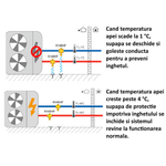 Casa si Gradina - Sanitare - Instalatii hidro - Fitinguri - Supapa de protectie anti-inghet Giacomini R148HPY016, pentru pompe de caldura monobloc, filet 1"  3/4” - Infinity.ro