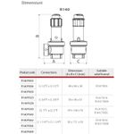 Casa si Gradina - Sanitare - Instalatii hidro - Fitinguri - Supapa de siguranta cu membrana Giacomini R140Y023, alama, filet interior 3/4", 3 bar - Infinity.ro