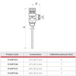 Casa si Gradina - Sanitare - Instalatii hidro - Fitinguri - Supapa de siguranta temperatura si presiune Giacomini R140PY036, 3/4", 7 bar, pentru boiler ACM - Infinity.ro