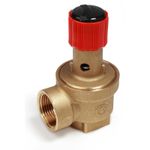 Casa si Gradina - Sanitare - Instalatii hidro - Fitinguri - Supapa de siguranta cu membrana Giacomini R140Y009, alama, filet interior 1/2", 6 bar - Infinity.ro