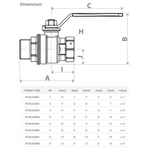 Casa si Gradina - Sanitare - Instalatii hidro - Robineti - Robinet cu bila Giacomini R734LGAX005, 1” filet interior-exterior, alama nichelata, gaz, PN 5 bar - Infinity.ro