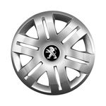 Auto si Moto - Anvelope si jante - Accesorii roti - Capace roti - Set 4 capace roti potrivite jantelor de 16 inchi (R15) compatibile gama PEUGEOT model - 406 - Infinity.ro