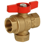 Casa si Gradina - Sanitare - Instalatii hidro - Robineti - Robinet cu bila Giacomini R701FY023, 1/2” filet interior x 1/2” filet interior, cu filtru integrat, alama, - Infinity.ro