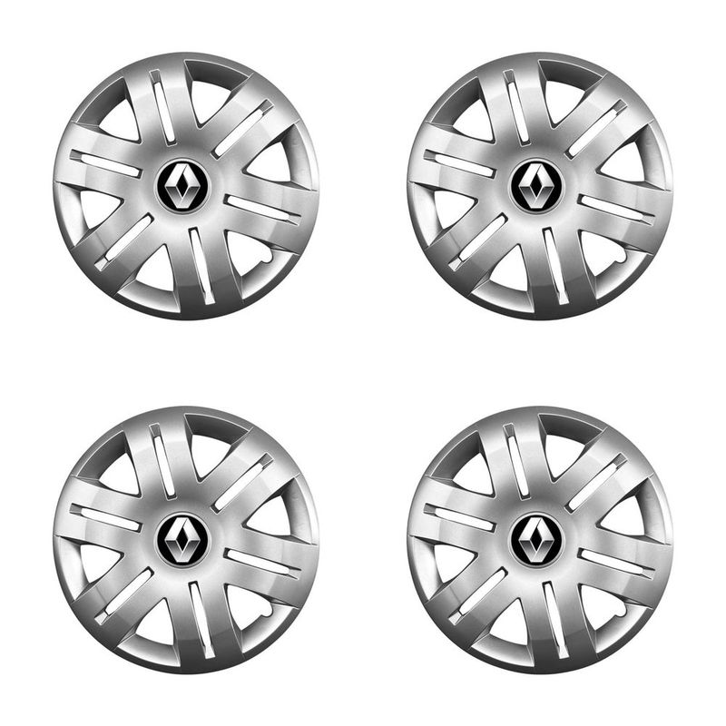 Auto si Moto - Anvelope si jante - Accesorii roti - Capace roti - Set 4 capace roti potrivite jantelor de 16 inchi (R15)  compatibile gama RENAULT model - 406 - Infinity.ro