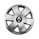 Auto si Moto - Anvelope si jante - Accesorii roti - Capace roti - Set 4 capace roti potrivite jantelor de 15 inch (R15) compatibile Renault, Model - 308 - Infinity.ro