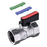 Casa si Gradina - Sanitare - Instalatii hidro - Robineti - Robinet mini pentru apa tip fluture Giacomini R690X003, dimensiune 1/2, Interior - Interior, Alama - Infinity.ro