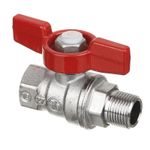 Casa si Gradina - Sanitare - Instalatii hidro - Robineti - Robinet apa de trecere tip fluture Giacomini R254X002, dimensiune 3/8, Interior - Exterior, Alama - Infinity.ro