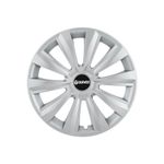 Auto si Moto - Anvelope si jante - Accesorii roti - Capace roti - Set 4 capace roti 15 inchi (R15) Delta Gri, Compatibile Cu Daewoo - Infinity.ro