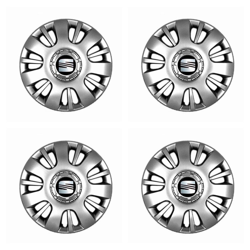 Auto si Moto - Anvelope si jante - Accesorii roti - Capace roti - Set 4 Capace Roti 16 inchi (R16) Compatibile Cu SEAT, model - 407 - Infinity.ro