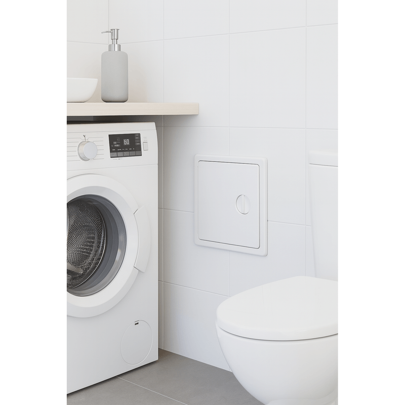 Auto si Moto - Piese auto si accesorii - Caroserie - Grile de ventilatie si accesorii - Usita de vizitare si acces VentEurope LT2025P, 200x250 mm, grosime 10 mm, Plastic ABS, suruburi autoforante / adeziv - Infinity.ro