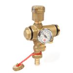 Casa si Gradina - Termice - Instalatii termice - Incalzire in pardosela - Grup intermediar Giacomini R554DY005, pentru distribuitor incalzire/racire, aerisitor automat, robinet de golire - Infinity.ro