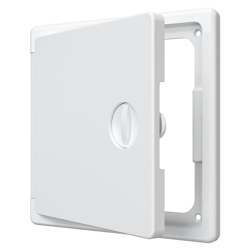 Auto si Moto - Piese auto si accesorii - Caroserie - Grile de ventilatie si accesorii - Usita de vizitare si acces VentEurope LT1515P, 150x150 mm, grosime 10 mm, Plastic ABS, suruburi autoforante / adeziv - Infinity.ro