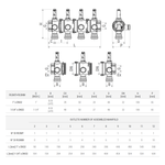 Casa si Gradina - Termice - Instalatii termice - Incalzire in pardosela - Set colector modular Giacomini R53MTY006, cu debitmetru si robinet de echilibrare, pentru instalatii HVAC, 10 bar, alama - Infinity.ro
