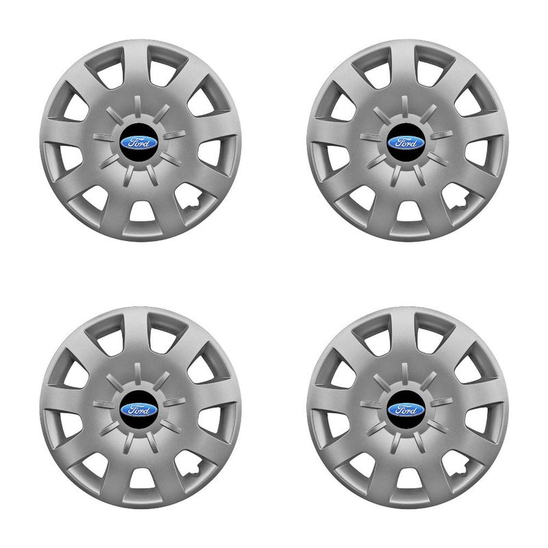 Auto si Moto - Anvelope si jante - Accesorii roti - Capace roti - Set 4 capace roti potrivite jantelor de 15 inch compatibile gama FORD model - 314 - Infinity.ro