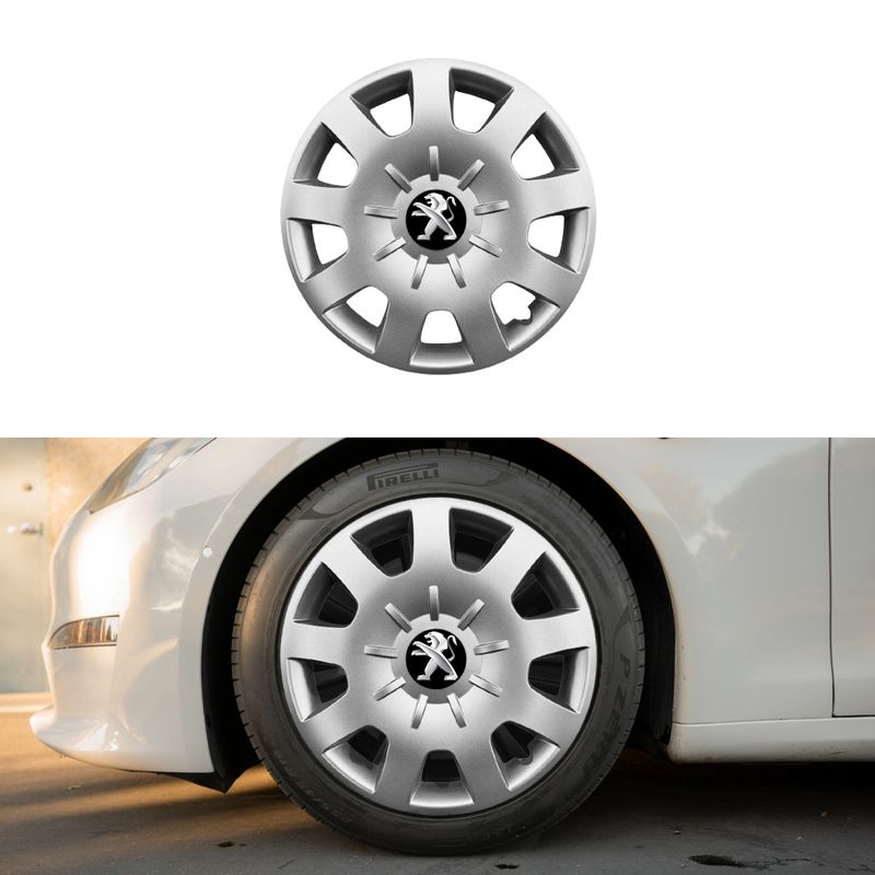 Auto si Moto - Anvelope si jante - Accesorii roti - Capace roti - Set 4 capace roti potrivite jantelor de 15 inch compatibile gama FORD model - 314 - Infinity.ro