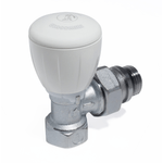 Casa si Gradina - Termice - Calorifere si accesorii - Accesorii calorifere - Robinet Giacomini R421X133, unghiular, micrometric, cu optiune termostatica, 1/2” x 1/2”, alama cromata - Infinity.ro