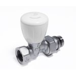 Casa si Gradina - Termice - Calorifere si accesorii - Accesorii calorifere - Robinet termostatic drept Giacomini R422X035, 1” x 1”, cu reglaj micrometric, alama cromata - Infinity.ro