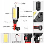 Casa si Gradina - Corpuri si surse de iluminat - Iluminat comercial si industrial - Proiectoare si lampi de lucru - Lampa de lucru 3 in 1 rezistenta la socuri, pentru iluminare versatila - Infinity.ro