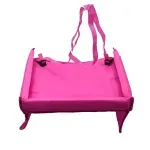 Jucarii, Copii si Bebe - Carucioare si articole de transport - Accesorii transport copii - Masuta/tavita copii, de calatorie pentru masina sau carut, roz - Infinity.ro