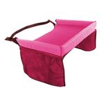 Jucarii, Copii si Bebe - Carucioare si articole de transport - Accesorii transport copii - Masuta/tavita copii, de calatorie pentru masina sau carut, roz - Infinity.ro