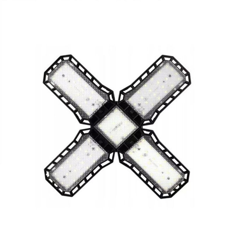 Casa si Gradina - Corpuri si surse de iluminat - Plafoniere, aplice si spoturi - Plafoniera LED 60W pentru garaj, structura pliabila, flux luminos 12000LM - Infinity.ro