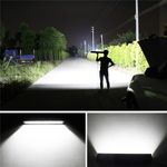 Casa si Gradina - Corpuri si surse de iluminat - Iluminat comercial si industrial - Proiectoare si lampi de lucru - LED bar 420W/9-30V, 42000 lumeni, Combo, 51cm lungime, Alb - Infinity.ro