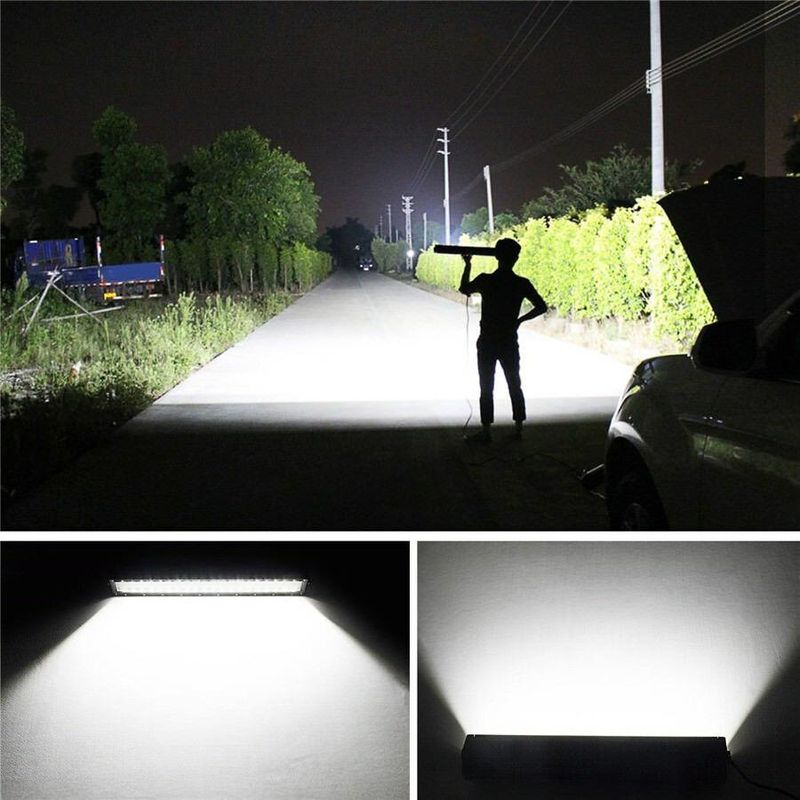 Casa si Gradina - Corpuri si surse de iluminat - Iluminat comercial si industrial - Proiectoare si lampi de lucru - LED bar 420W/9-30V, 42000 lumeni, Combo, 51cm lungime, Alb - Infinity.ro