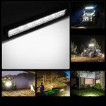 Casa si Gradina - Corpuri si surse de iluminat - Iluminat comercial si industrial - Proiectoare si lampi de lucru - LED bar 420W/9-30V, 42000 lumeni, Combo, 51cm lungime, Alb - Infinity.ro