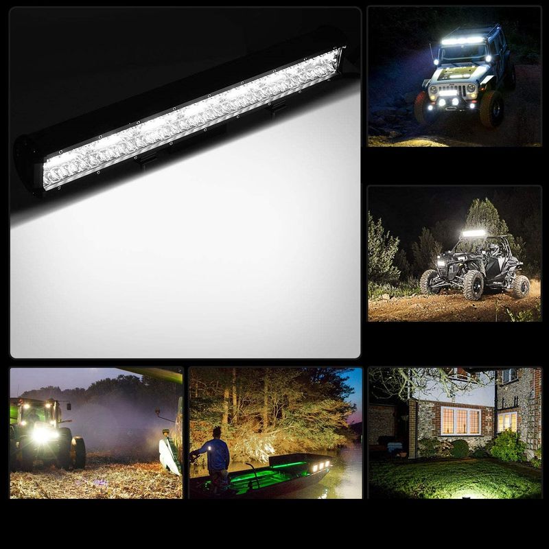 Casa si Gradina - Corpuri si surse de iluminat - Iluminat comercial si industrial - Proiectoare si lampi de lucru - LED bar 420W/9-30V, 42000 lumeni, Combo, 51cm lungime, Alb - Infinity.ro