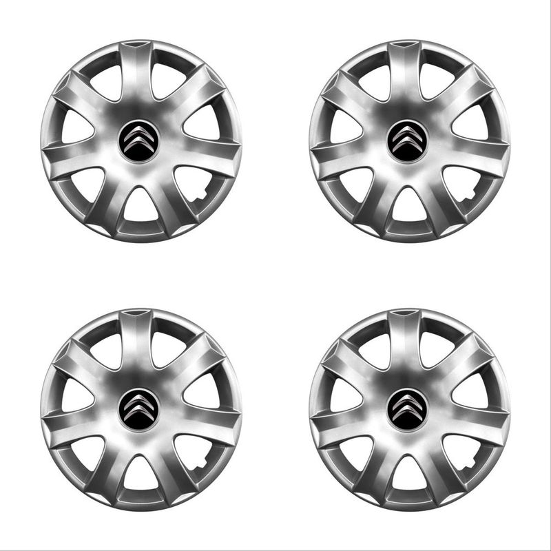 Auto si Moto - Anvelope si jante - Accesorii roti - Capace roti - Set 4 Capace Roti 14 inchi (R14) Compatibile Cu CITROEN model - 223 - Infinity.ro