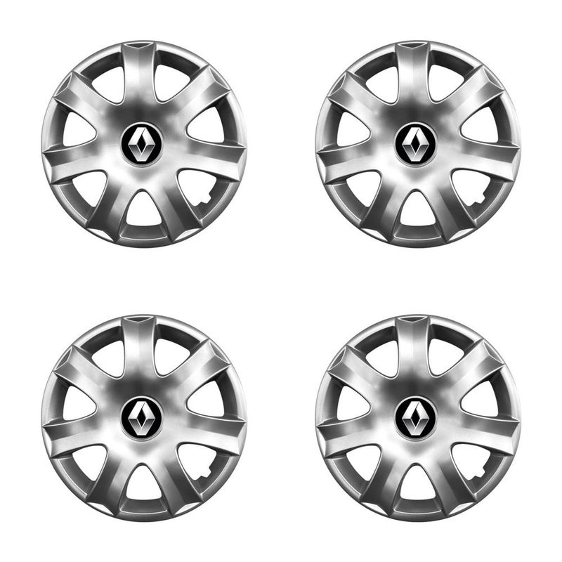 Auto si Moto - Anvelope si jante - Accesorii roti - Capace roti - Set 4 Capace Roti 14 inchi (R14) Compatibile Cu RENAULT model - 223 - Infinity.ro