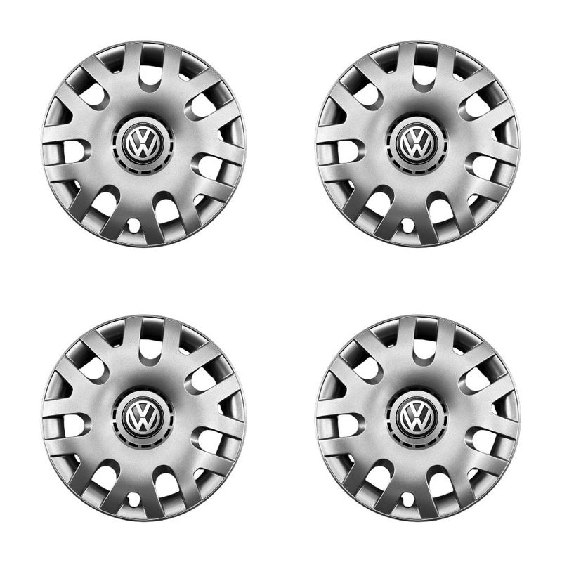 Auto si Moto - Anvelope si jante - Accesorii roti - Capace roti - Set 4 capace roti potrivite jantelor de 14 inch (R14) compatibile Volkswagen, Model - 204 - Infinity.ro
