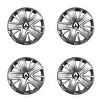 Auto si Moto - Anvelope si jante - Accesorii roti - Capace roti - Set 4 capace roti potrivite jantelor de 16 inch (R16) compatibile gama RENAULT model - 428 - Infinity.ro