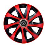 Auto si Moto - Anvelope si jante - Accesorii roti - Capace roti - Set 4 capace roti Drift extra red R15 pentru gama Mazda - Infinity.ro