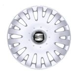 Auto si Moto - Anvelope si jante - Accesorii roti - Capace roti - Set 4 Capace Roti R15, Potrivite Jantelor de 15 inch, Pentru Seat, Model 306 - Infinity.ro