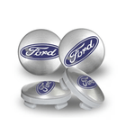 Auto si Moto - Anvelope si jante - Accesorii roti - Capace roti - Set 4 Capace aliaj Ford 54mm, GRI - Infinity.ro