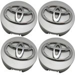 Auto si Moto - Anvelope si jante - Accesorii roti - Capace roti - Set 4 Capace Jante Aliaj Toyota 62mm Argintiu - Infinity.ro