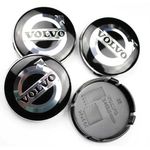Auto si Moto - Anvelope si jante - Accesorii roti - Capace roti - Set 4 Capace jante aliaj VOLVO 64mm pentru jante aliaj - Infinity.ro