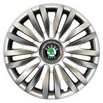 Auto si Moto - Anvelope si jante - Accesorii roti - Capace roti - Set 4 Capace Roti 15 inchi (R15)  Pentru Skoda, Model 313 - Infinity.ro
