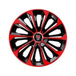 Auto si Moto - Anvelope si jante - Accesorii roti - Capace roti - Set 4 capace roti Extra Strong Red R14 Compatibil Cu Range Rover - Infinity.ro