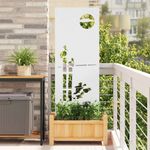 Casa si Gradina - Gradinarit si plante - Plante si ghivece - Ghivece si suporturi - Ghiveci pentru gradina Traforaj Alb 50 x 140 cm - Infinity.ro